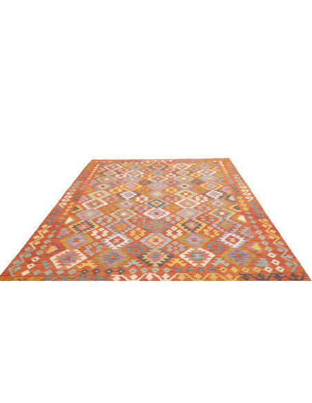Tappeto Kilim Afghanistan 207x294 Arancione Ter