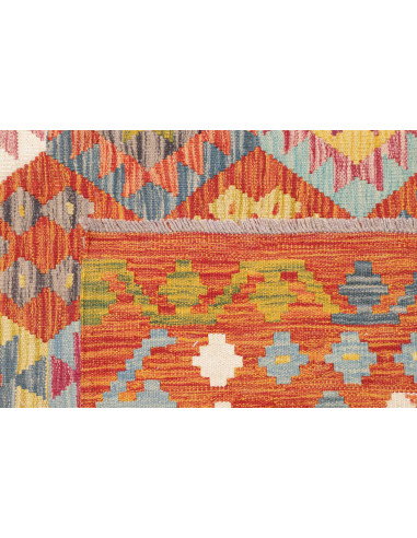 Tappeto Kilim Afghanistan 207x294 Arancione Ter