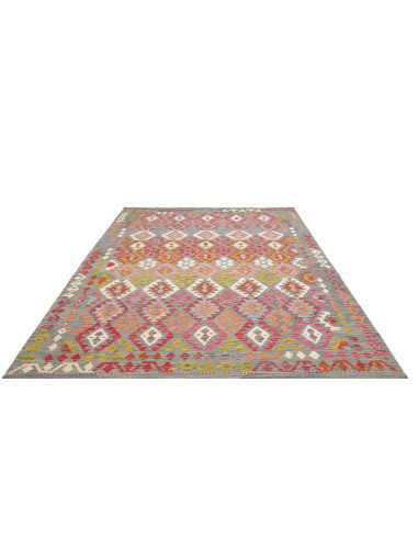 Tappeto Kilim Afghanistan 208x294 Blu Denim Azz