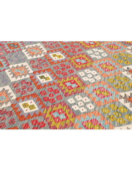 Rug Kilim Afghanistan 208x294 Denim Blue Light