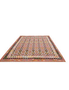 Rug Kilim Afghanistan 213x296 Multicolored Pink 2