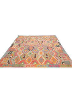 Tappeto Kilim Afghanistan 202x289 Azzurro Aranc 2