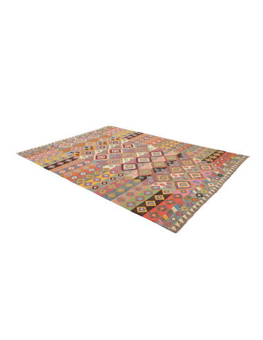 Rug Kilim Afghanistan 206x296 Vibrant Multicolo