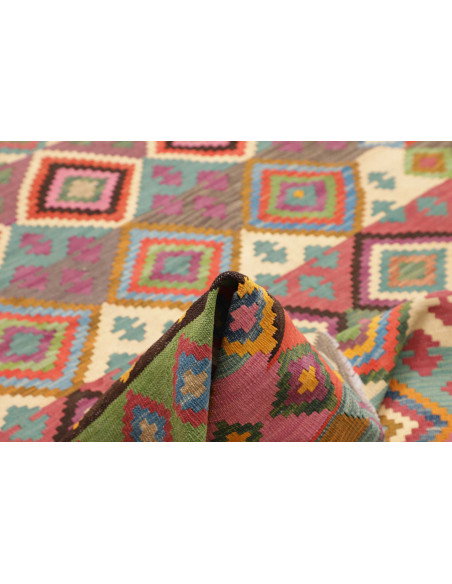 Rug Kilim Afghanistan 206x296 Vibrant Multicolo