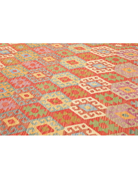 Rug Kilim Afghanistan 205x296 Red Orange Terrac