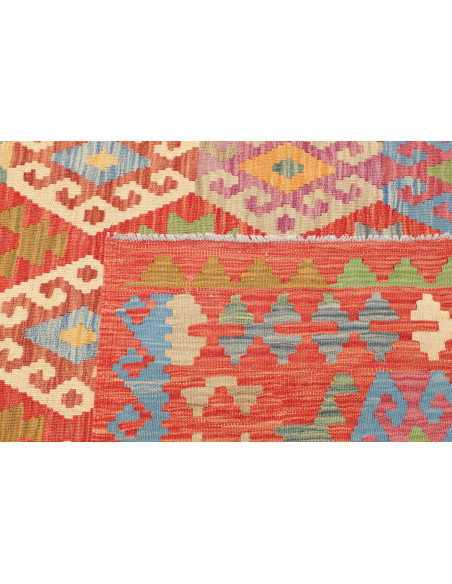 Rug Kilim Afghanistan 205x296 Red Orange Terrac