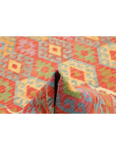 Rug Kilim Afghanistan 205x296 Red Orange Terrac