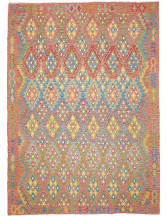 Rug Kilim Afghanistan 211x295 Red Blue Yellow G