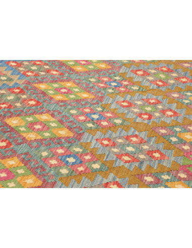 Rug Kilim Afghanistan 211x295 Red Blue Yellow G