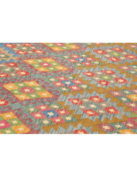 Rug Kilim Afghanistan 211x295 Red Blue Yellow G