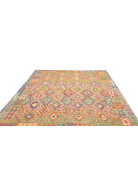 Rug Kilim Afghanistan 210x298 Light Blue Pink Y