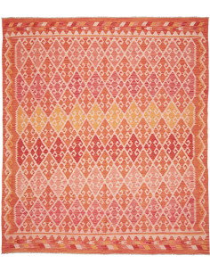 Tappeto Kilim Afghanistan 260x293 Arancione Ros