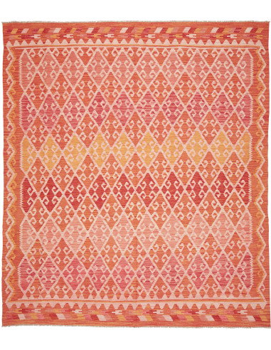 Tappeto Kilim Afghanistan 260x293 Arancione Ros