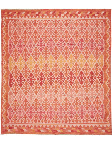 Tappeto Kilim Afghanistan 260x293 Arancione Ros