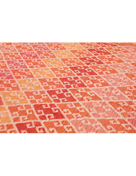 Rug Kilim Afghanistan 260x293 Orange Red Cream