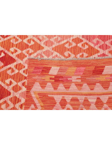 Rug Kilim Afghanistan 260x293 Orange Red Cream