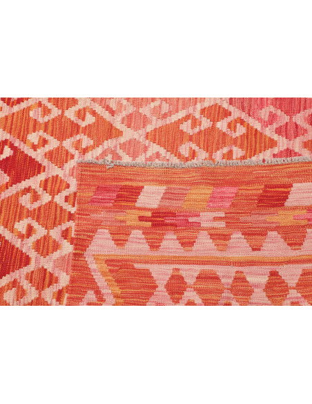 Tappeto Kilim Afghanistan 260x293 Arancione Ros