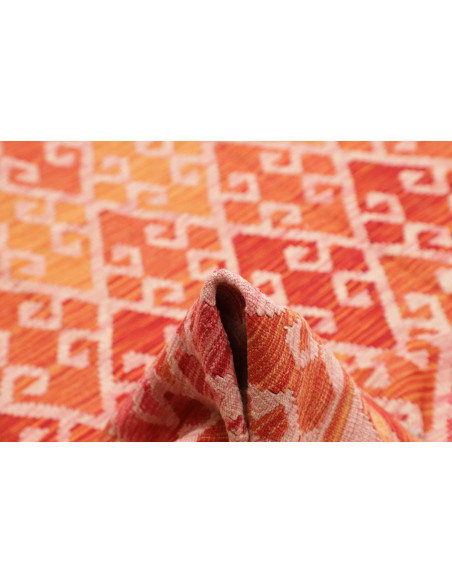 Rug Kilim Afghanistan 260x293 Orange Red Cream