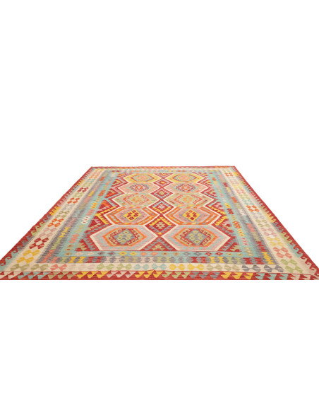 Rug Kilim Afghanistan 254x287 Red Blue Yellow O