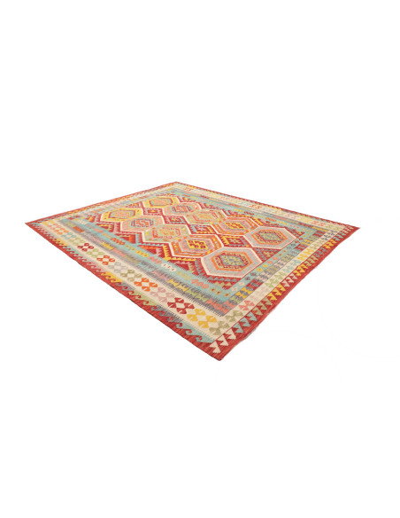 Rug Kilim Afghanistan 254x287 Red Blue Yellow O