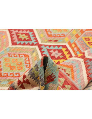Rug Kilim Afghanistan 254x287 Red Blue Yellow O