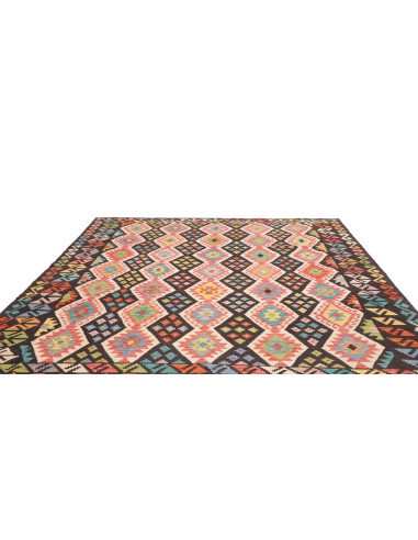 Rug Kilim Afghanistan 254x287 Charcoal Multicol