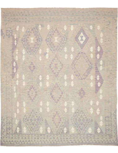 Rug Kilim Afghanistan 242x290 Light Grey Beige