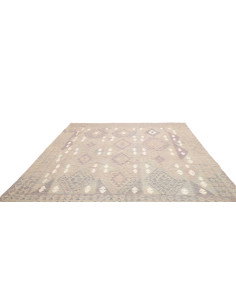 Tappeto Kilim Afghanistan 242x290 Beige Grigio 2