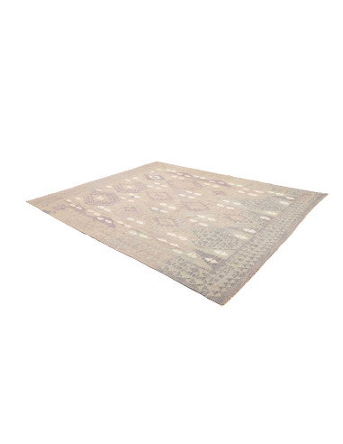 Rug Kilim Afghanistan 242x290 Light Grey Beige