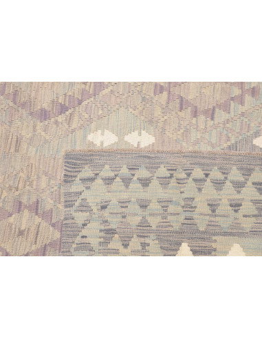 Rug Kilim Afghanistan 242x290 Light Grey Beige