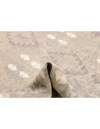 Rug Kilim Afghanistan 242x290 Light Grey Beige
