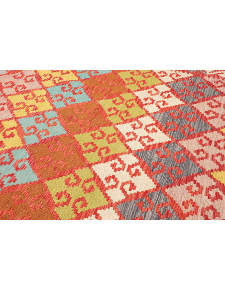 Rug Kilim Afghanistan 203x297 Terracotta Red Ye
