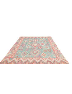 Tappeto Kilim Afghanistan 210x292 Azzurro Turch 2