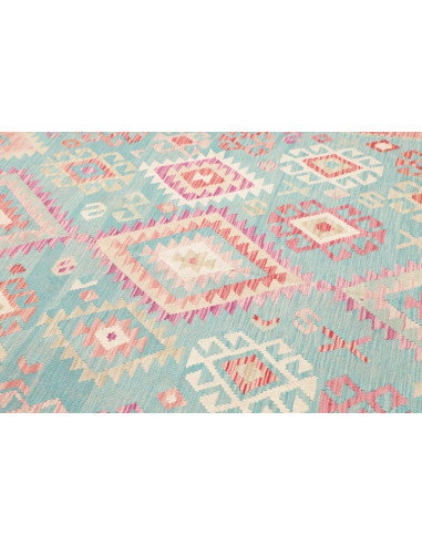 Rug Kilim Afghanistan 210x292 Teal Turquoise Co