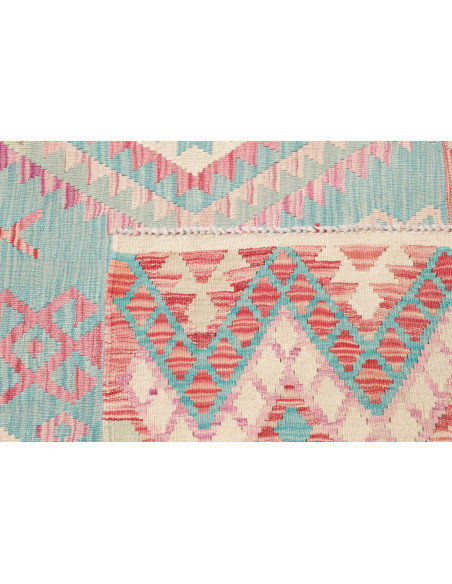 Rug Kilim Afghanistan 210x292 Teal Turquoise Co