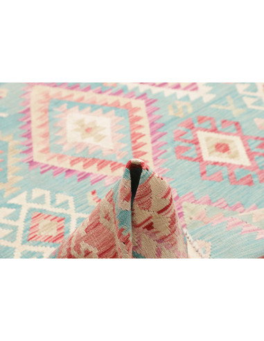 Rug Kilim Afghanistan 210x292 Teal Turquoise Co