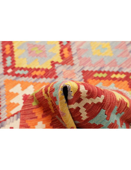 Rug Kilim Afghanistan 205x290 Red Multicolor Li