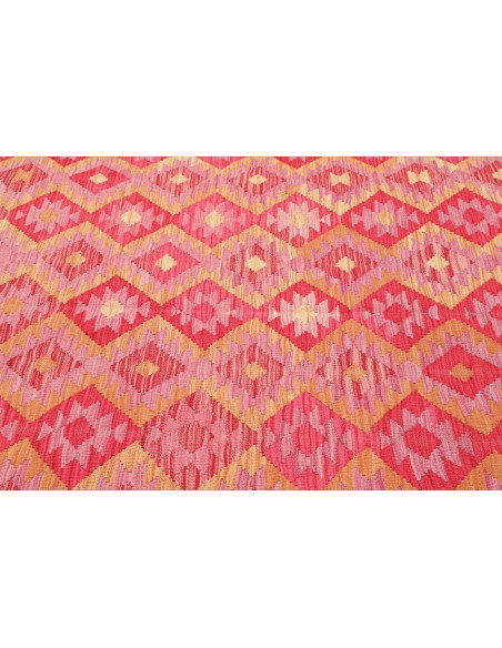 Rug Kilim Afghanistan 204x289 Pink Red Cream Li