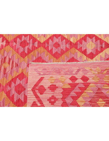 Rug Kilim Afghanistan 204x289 Pink Red Cream Li