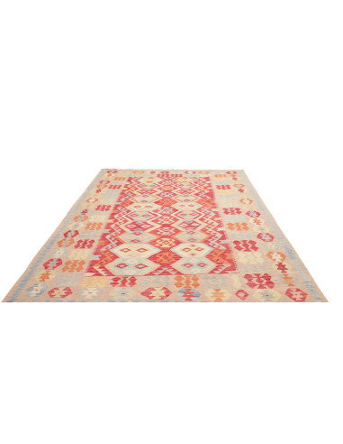 Rug Kilim Afghanistan 206x299 Terracotta Red Be