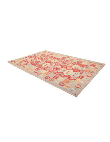 Rug Kilim Afghanistan 206x299 Terracotta Red Be