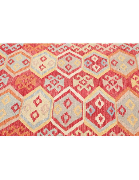 Rug Kilim Afghanistan 206x299 Terracotta Red Be