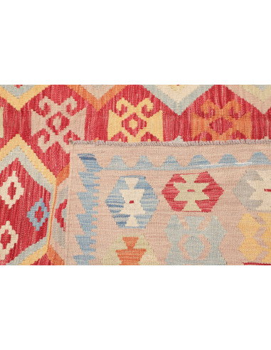 Rug Kilim Afghanistan 206x299 Terracotta Red Be