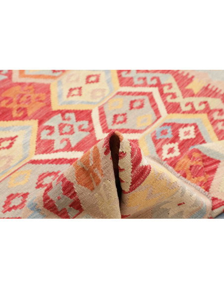 Rug Kilim Afghanistan 206x299 Terracotta Red Be