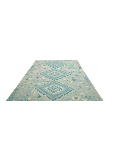 Rug Kilim Afghanistan 204x307 Pale Aqua Turquoi