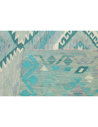 Rug Kilim Afghanistan 204x307 Pale Aqua Turquoi