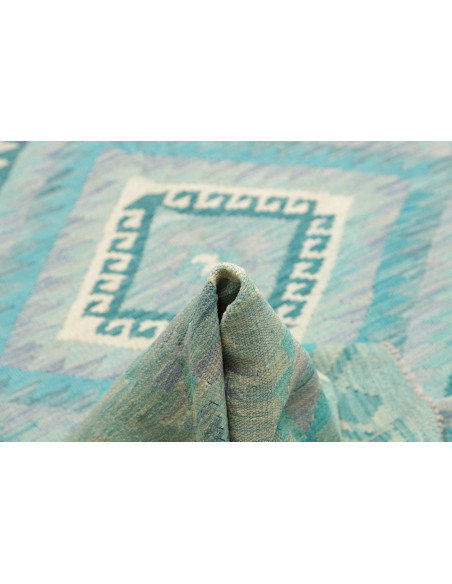 Rug Kilim Afghanistan 204x307 Pale Aqua Turquoi