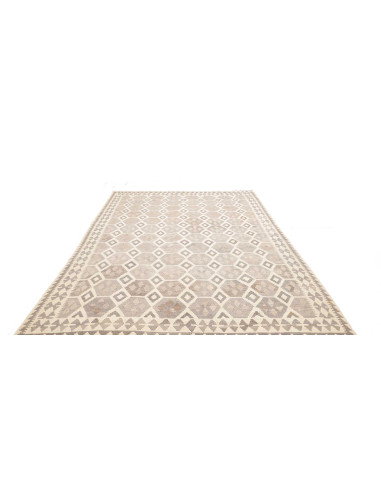 Rug Kilim Afghanistan 206x295 Light Grey Cream