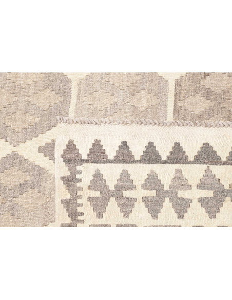 Rug Kilim Afghanistan 206x295 Light Grey Cream