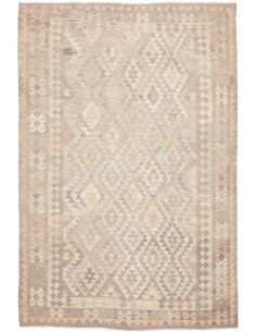 Tappeto Kilim Afghanistan 196x293 Beige Crema G